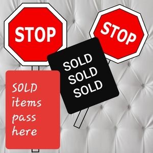 SOLD items pass here!